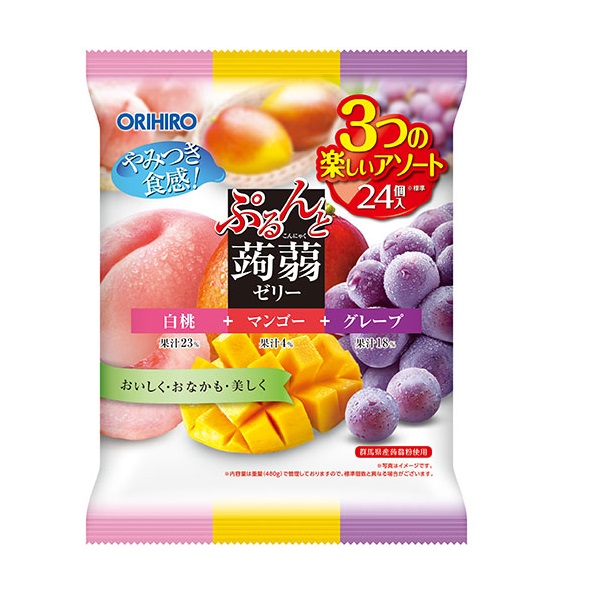 ゼリー こんにゃくゼリー オリヒロ ぷるんと 蒟蒻ゼリー カロリーゼロ